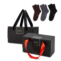 [선물포장] 뉴럭셔리 블랙라벨 5족 양말 선물세트_20 시스템 심플삭스_여성