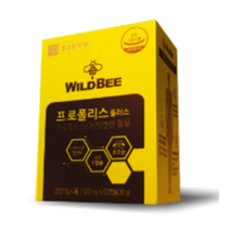 종근당건강 와일드비 프로폴리스 PROPOLIS 호주산 면역력 항산화 항균 작용 플라보노이드 아연 셀렌 마그네슘 프로플러스 폴리폴리스 식약청 인증 건강기능식품 60캡슐, 3박스