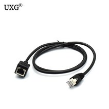 RJ45 남성-여성 네트워크 케이블 확장 커넥터 순수 구리 코어 광대역 익스텐더, 02 0.6M, 0.6M