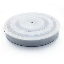 허리 고무줄 바지 고무밴드 1롤 50yard (블랙 화이트), 블랙, 1개