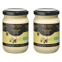 EMILE NOEL 에밀 노엘 올리브 오일 마요네즈 양념 소스 병 Mayonnaise olive oil 185g 2개, 1세트