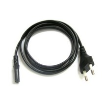 (하늘컴 하늘컴 국산 파워 8자 케이블 (AC 250V/2.5A 벌크 (벌크/0.8M 벌크/국산/케이블/파워/하늘컴, 단일 수량