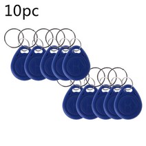 10 pcs 복사기 em4305 t5577 복제 근접 배지 쓰기 가능 재 작성 복사 125khz rfid 태그 llavero porta chave 카드 스티커 키, 빨간
