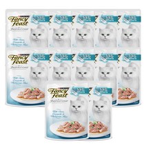 팬시피스트 인스퍼레이션 주식파우치 45g, 12개, 참치