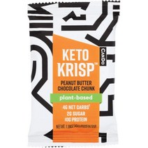 케토크리스프 피넛 버터 초콜릿 청크 프로틴 바, 45g, 1개