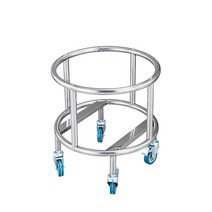 소쿠리 운반카 나르는 원형 트롤리 급식소 단체급식 주방 배식카, 둥근 바퀴가 달린 이동식 트롤리 40