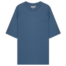 GANNI 가니 O-NECK T-SHIRT T3375 758 로고 자수 반팔 티셔츠