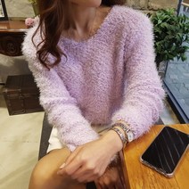 상상그이상 러블리 눈송이 팝콘 니트
