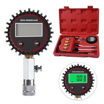 200PSI 자동차 실린더 압력 게이지 유지 보수 검사 키트 가솔린 엔진 압축 테스터 도구 차량 액세서리, 02 RED