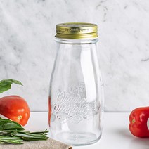 보르미올리 콰트로밀크병 400ml/유리밀폐/잼병/소스, 400ml, 1개