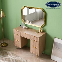 잉글랜더 머스켓 템바보드 1000 수납 화장대(거울포함) 3Colors, 고무나무