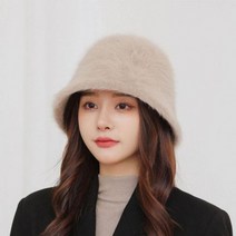 겨울 따뜻한 데일리 모던한 인조퍼 털 버킷햇 모자 여름비니 벙거지 여성