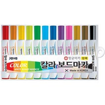 자바 12색 칼라보드마카(화이트보드용) [MP] 화이트보드마카/블랙보드마카/보드마카펜/모나미보드마카/화이트보드지우개/마카펜, 자바 12색 칼라