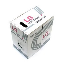 [폴리에이브이] LS전선(구 LG전선) 옥외용 CAT.5E UTP 300M BOX 케이블[검정], 상세내용표시