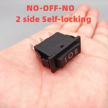 KCD3 로커 스위치 온-오프 2 위치 3 핀 전기 장비 조명 전원 16A 250VAC/ 20A 125VAC 가정/산업, 02 black ON-OFF-ON _ 02 5pcs