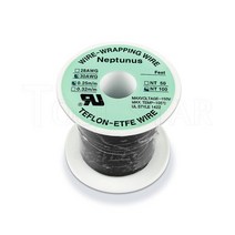 TEFLON 테프론 랩핑 와이어 30AWG 검정색 100M (내심 0.25mm)