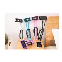 집콕OTT 침대에 누워 영화보기 핸드폰거치대 휴식, 퍼플