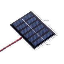 태양광 발전 220v 가정용태양광 인버터 발전기 휴대용 야외 태양 전지 패널 방수 접이식 전화 보조베터리 USB, [03] 1PC 1W 3V