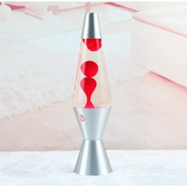 라바 램프 왁스 침대 해파리 무드등 감성 조명등, 레드 왁스