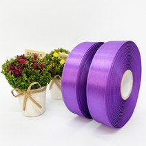 포장 리본 끈 제이제이리본 고밀도주자 2롤 45M (20mm 25mm), 25mm, 진보라