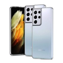 넥스트모바일 갤럭시 S21 S21플러스 S21울트라 투명 실리콘 핸드폰 보호 케이스 1+1