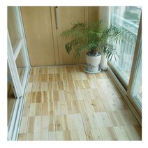 건아무역 편백나무 조립식마루 24피스, 원목색