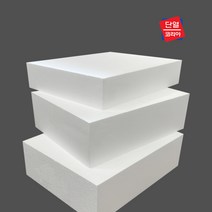 스티로폼 압축 스티로폼 조각용/미술용/흰색 스티로폼 900 x 1800 (10T - 600T), 스티로폼 3호 600T 900x1800 (1장)