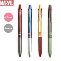 2000 마블 3색 유성볼펜0.7mm / 희망노트사, 캡틴아메리카
