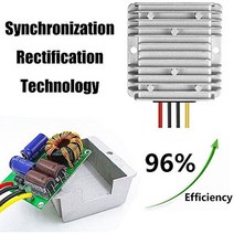 강압기 골프 카트 전압 감속기 변환기 48V-12V 20A 240W DC 조정기 클럽 자동차용, 01 48V_01 12V