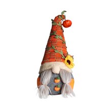 가을 그놈 호박 해바라기 스웨덴어 Nisse Tomte Elf Dwarf 봉제 장식 크리스마스 가을 추수 감사절 홈 장식, 소녀