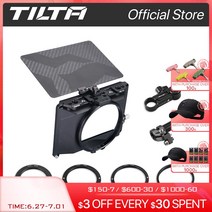 Tilta MB-T15 미니 매트 박스 탄소 섬유 탑 플래그 DSLR 미러리스 카메라 A7 A6 틸팅 블랙매직 BMPCC 4K 6K 케이지 4x5.65, [01] 4x5.65