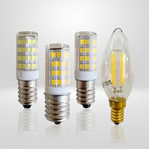 LED 꼬마 전구 미니 콘램프 에디슨 촛대구 5W 3.5W E17 E14 주광색 주백색, LED콘램프, 전구색(노란빛)