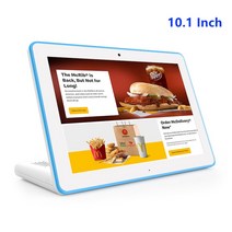 원래 안드로이드 키오스크 L POE 태블릿 PC 10.1 "라이트 바 모니터 R3288 /RK3399 레스토랑 소매점 미디어에 대한 4GB RAM RJ45, 01 RK3288 Android 8.1, 03 2GB RAM 16GB White