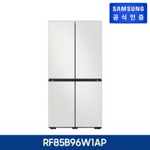 [지펠] [835L] 삼성 비스포크 4도어 글라스[RF85B96W1AP], 색상:사틴 그레이