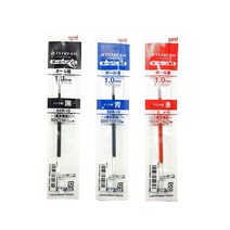유니 제트스트림 단색 볼펜 리필심 10개 SXR-38 SXR-5 SXR-7 SXR-10 FOR SXN-150 (볼펜 미포함), 단색볼펜 리필 1.0 흑 10개