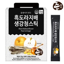 즙쟁이 흑도라지 배 생강 청 스틱, 1000g, 1개