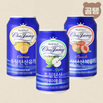 초정탄산 그린애플/복숭아/유자 택 2 350ml X 48캔, 유자 350mlX48캔