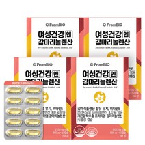 프롬바이오 여성건강엔 감마리놀렌산 저온압착 추출 보라지오일 보라지종자유, 60정, 4개