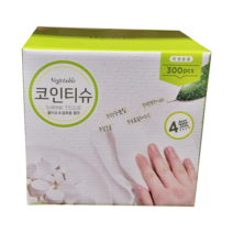 베지터블 압축 코인티슈 300개입 여행용 물티슈 4무(무형광 무방부제 무알콜 무포롬알데히드)