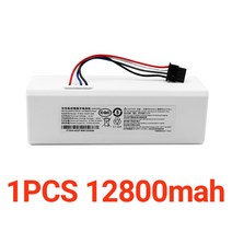 자동차 교체 대용량 Xiao mi 로봇 배터리 1C P1904-4S1P-MM Mi jia 진공 청소기 청소 G1, [03] 12800mAh