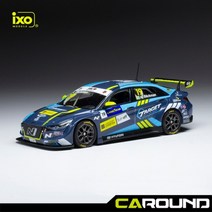 ixo 1:43 현대 엘란트라(아반떼) N TCR No.19 2021 포르투갈 WTCR A.Backman (GTM158B)
