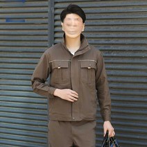 순면 작업복 상하 세트 열 방지 용접복 근로작업복, 순면 레이크블루(싱글팬츠) 160초