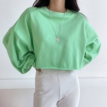 필라테스맨투맨 요가 상의 크롭 롱 긴팔 쭈리 벌룬 티셔츠 커버업