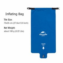 Naturehike Camping inflatable Mat Air Mattress 풍선 매트리스 초경량 방수 소형 에어 매트 싱글 슬리핑 패드 여행 접이식 침대 휴대용 캠핑 매트, Blue-Air Bag|CHINA