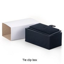 커프스 단추 검은 색 인조 가죽 케이스 브로치 옷깃 핀 헤어핀 선물 포장 상자 타이 압정 타이 클립 컬렉션 상자