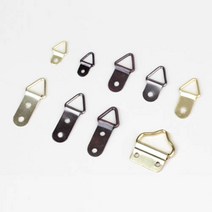 철물백화점 액자레일 액자걸이 와이어 픽쳐걸이, E3 삼각고리 대 블랙 2홀, 1개