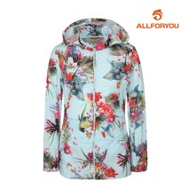 [올포유] 여성 후드 탈부착 플라워 점퍼 AWJUI6321-830_G