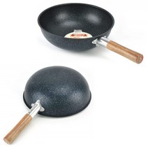 북경팬 웍 튀김팬 중국팬 1p 볶음팬 코팅 후라이팬, 은나노마블중국팬 웍 32cm