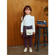 아일라 반목 티셔츠 여아 목폴라 티셔츠