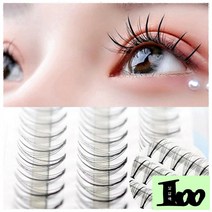 oth 속눈썹 연장 가닥속눈썹 붙이기 언더래쉬 인조 부분 셀프, V형-12mm